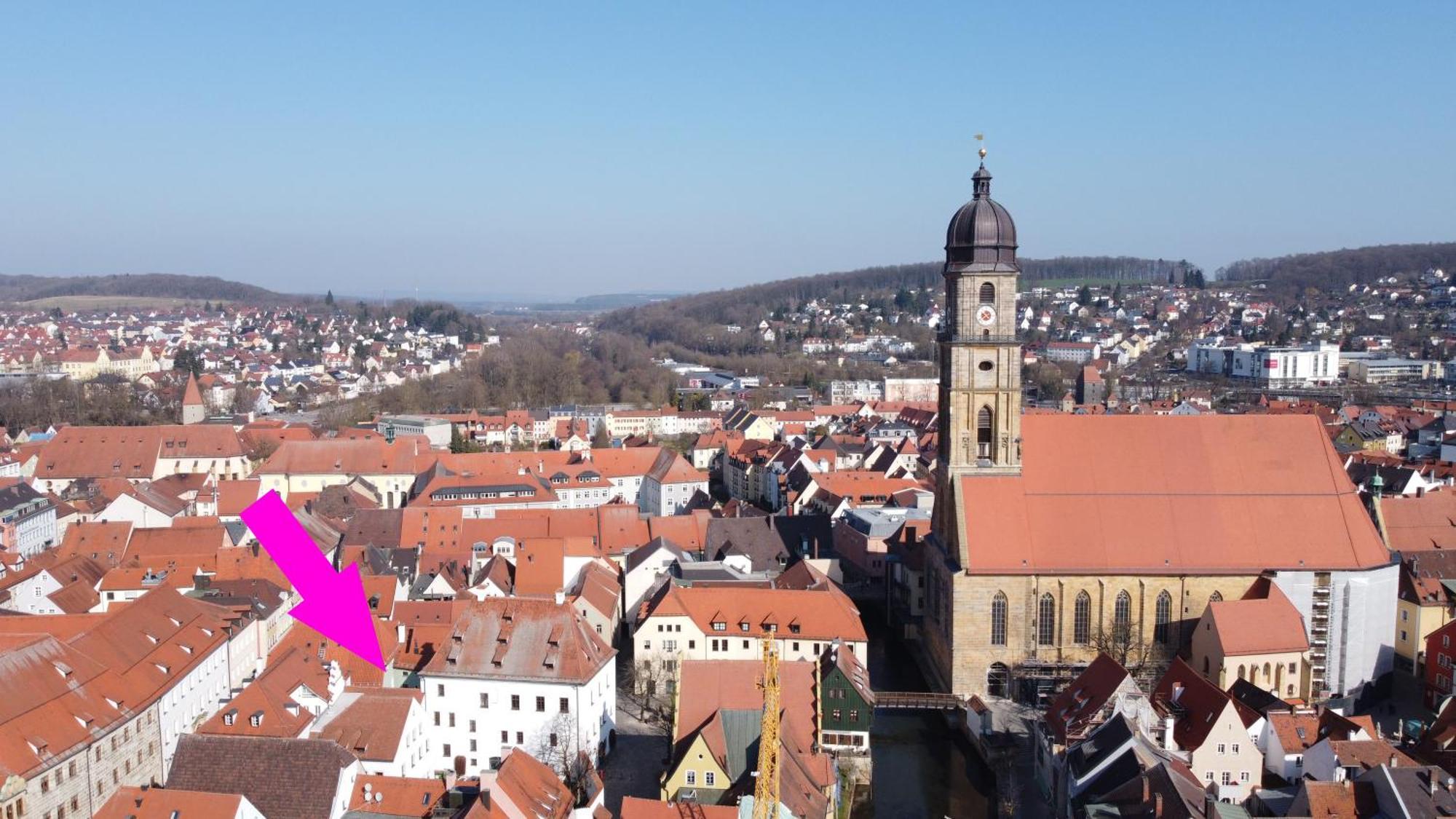 Der Schoenste Platz In Der Altstadt Amberg Exterior foto
